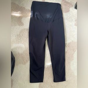 Zella maternity cropped black leggings